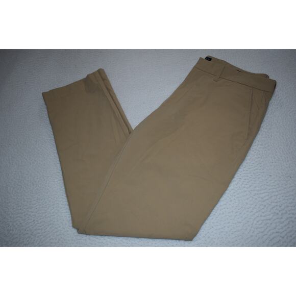 J Crew Golf Pants Thompson Flex Mens Size 34 x 34 Performance Polyester Tan - Picture 1 of 5